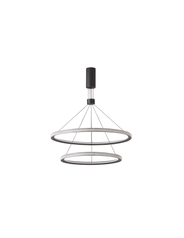 Azzardo DIEGO 60+40 3000K DIMM BK Pendant with Dimmable AZ5111