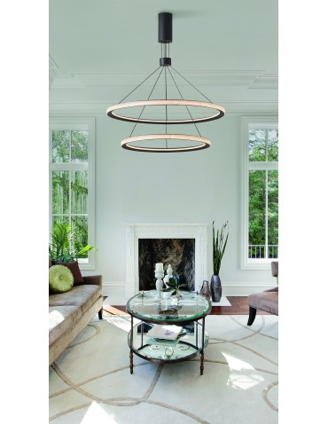Azzardo DIEGO 60+40 3000K DIMM BK Pendant with Dimmable AZ5111 - product 2