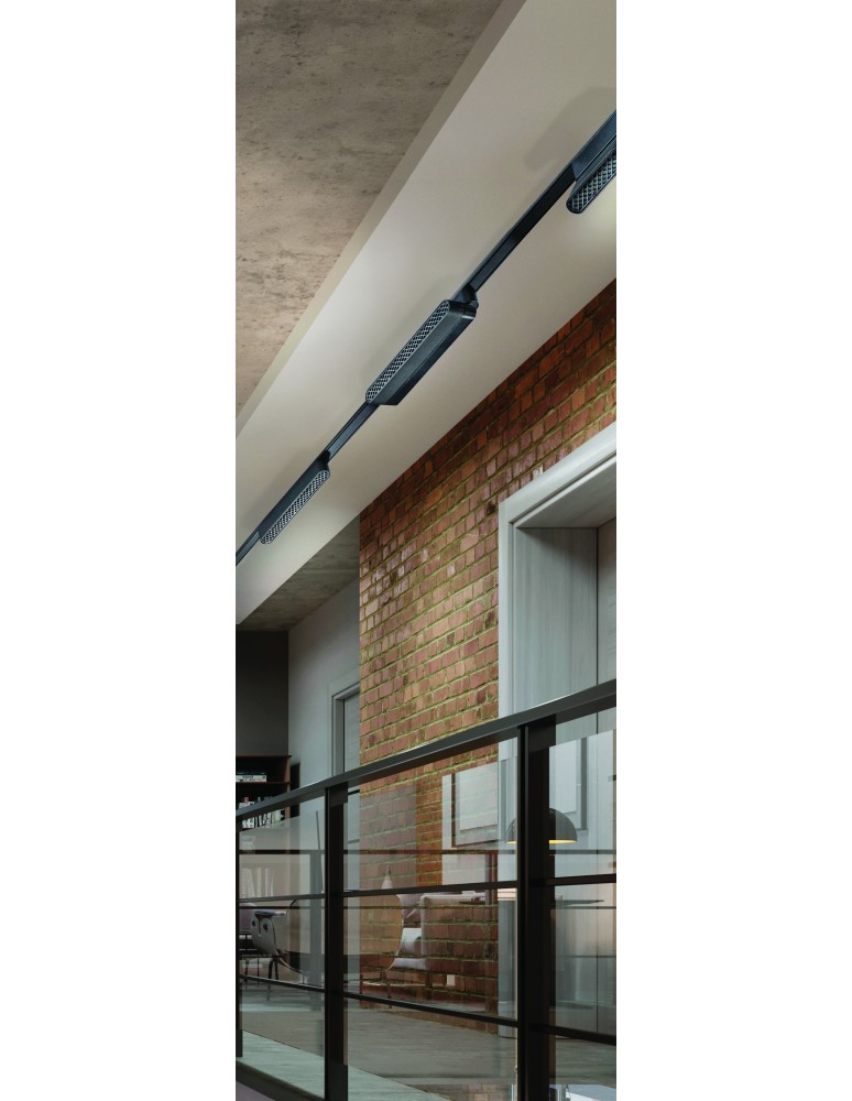 Magnetic rail lamps - Azzardo GAMMA SANGRIA UGR TRACK MAGNETIC 5mm 12W CCT BLUETOOTH BK Magnetic Rail Light AZ5283 - product kolory-swiatla.pl 2