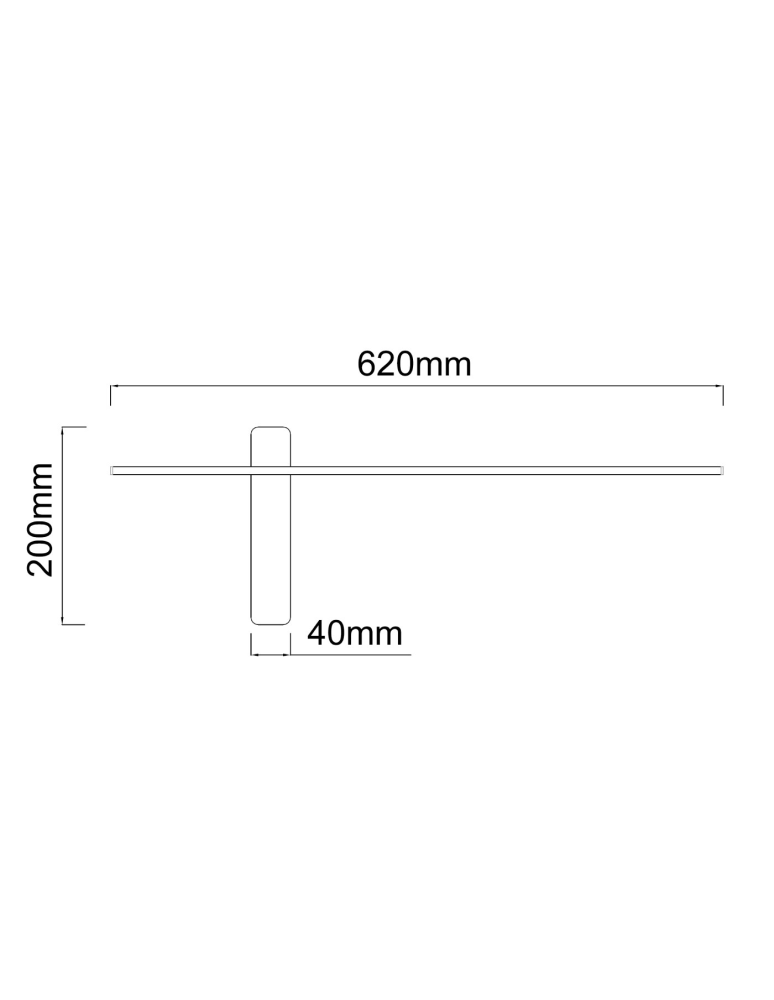 LED wall lamps - Orlicki Design Bene Parette Nero 60 Matte Black OR85068 - product kolory-swiatla.pl 3