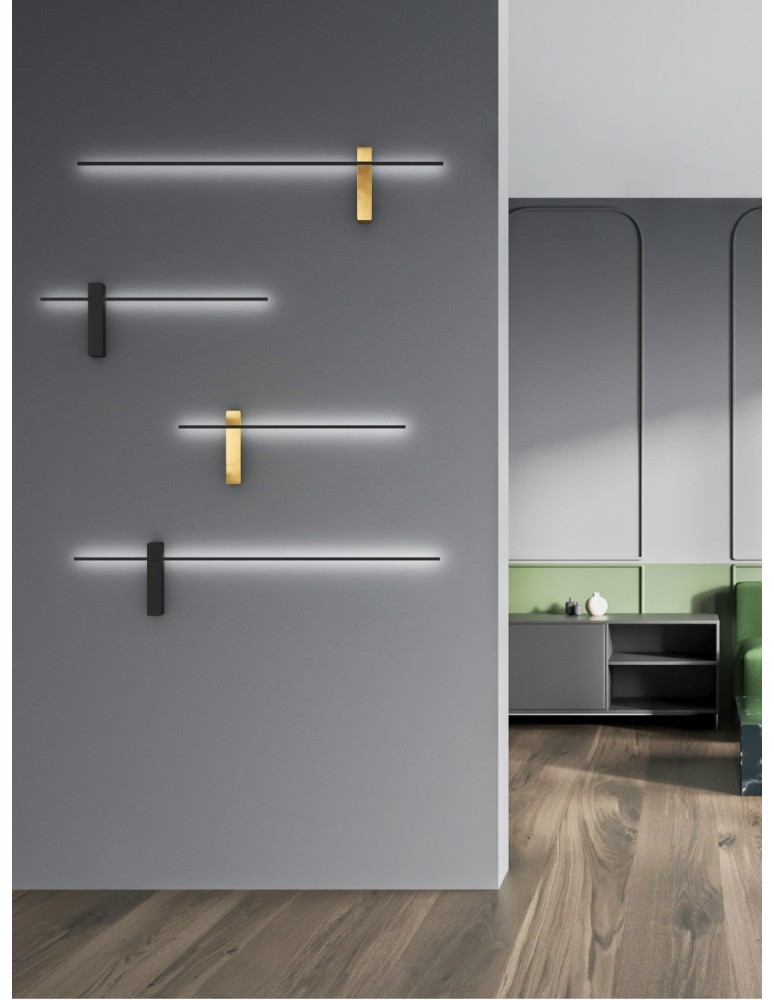 LED wall lamps - Orlicki Design Bene Parette Nero 60 Matte Black OR85068 - product kolory-swiatla.pl 4