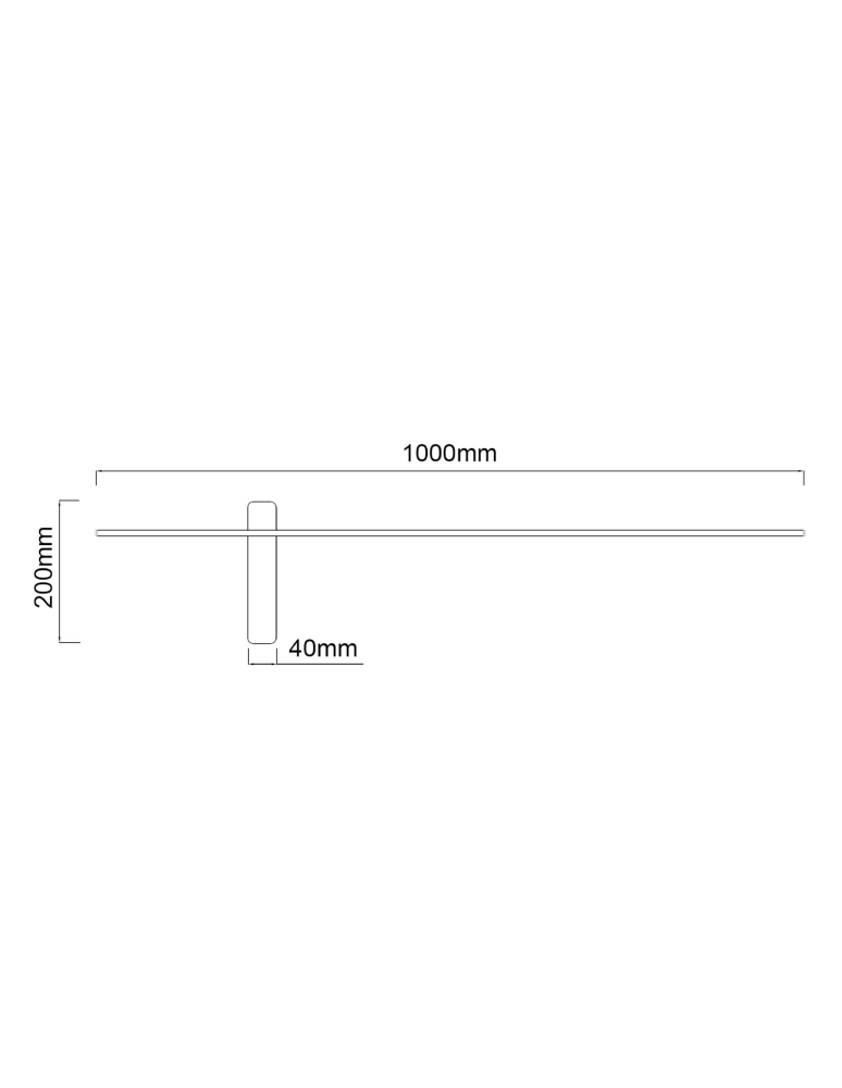 LED wall lamps - Orlicki Design Bene Parette Nero 100 Matte Black OR85051 - product kolory-swiatla.pl 3