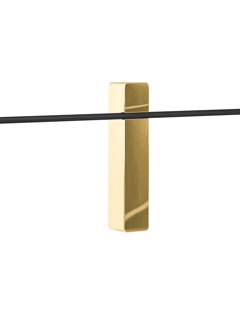 LED wall lamps - Orlicki Design Bene Parette Nero / Gold 60 Gold + Matte Black OR85082 - product kolory-swiatla.pl 6