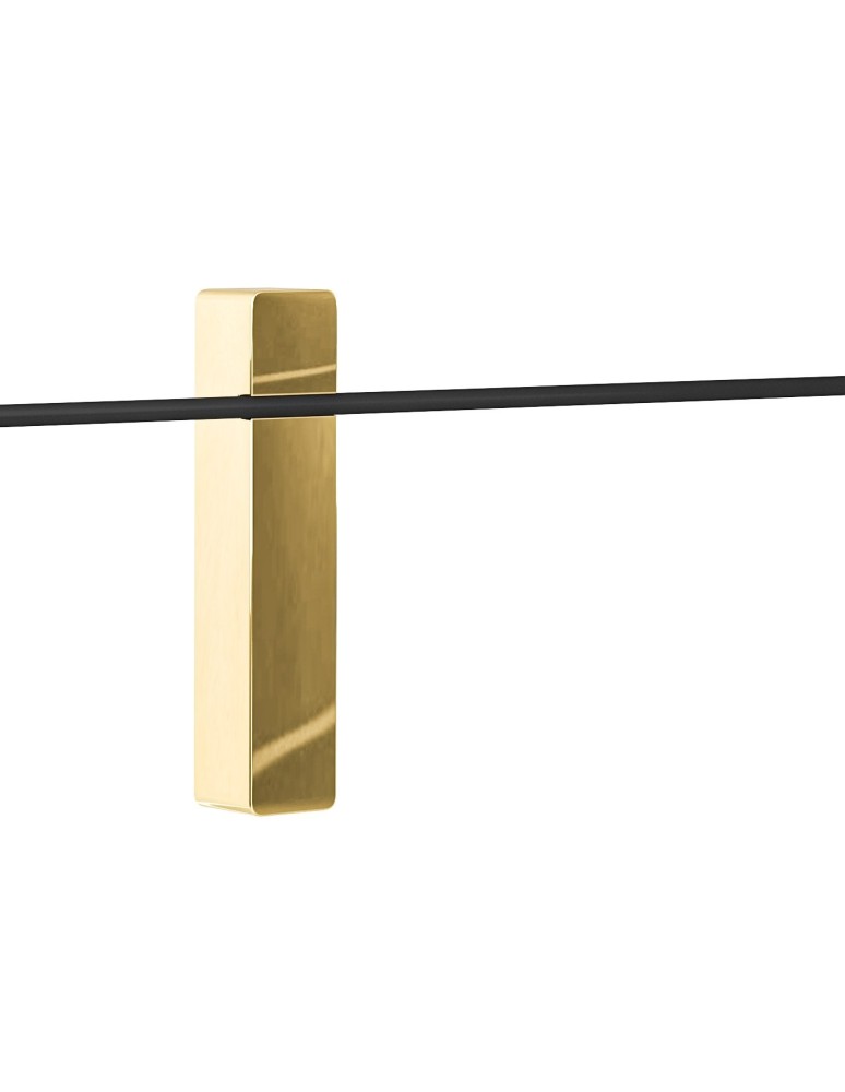 LED wall lamps - Orlicki Design Bene Parette Nero / Gold 60 Gold + Matte Black OR85082 - product kolory-swiatla.pl 7