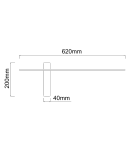 LED wall lamps - Orlicki Design Bene Parette Nero / Gold 60 Gold + Matte Black OR85082 - product 2
