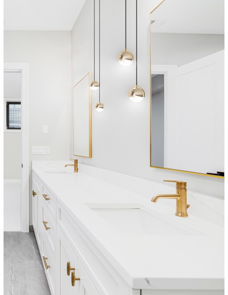 Single pendant lamps - Orlicki Design Bolicina Gold + Transparent OR85099 - product kolory-swiatla.pl 3