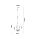 Retro chandeliers - Orlicki Design Castella White OR84764 - product 3