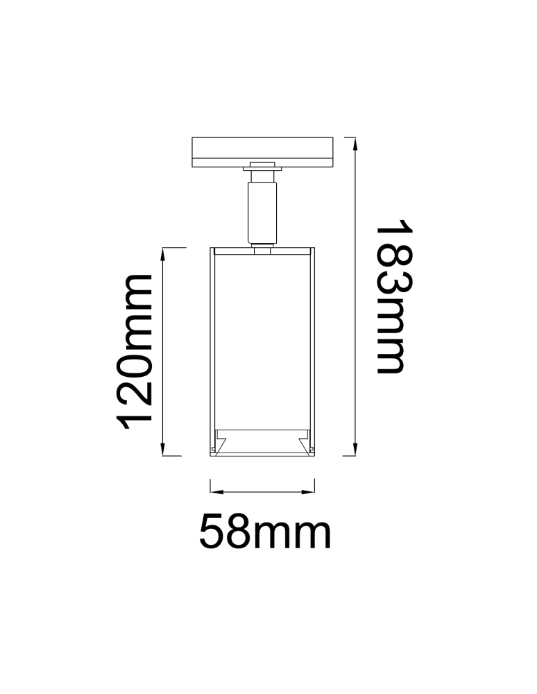 Lamps for 1 phase busbars - Orlicki Design Lea Track Cromo Chrome OR85228 - product kolory-swiatla.pl 7