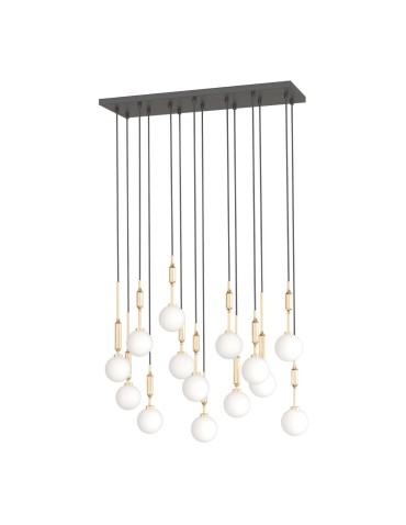 Orlicki Design Ero XIV Gold 80x25 Gold + White Opal OR85488