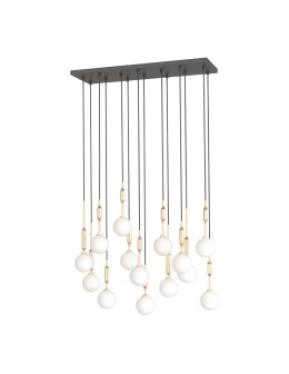 Orlicki Design Ero XIV Gold 80x25 Złoty + Biały Opal OR85488