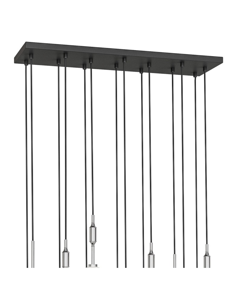 Pendant lamps spheres - Orlicki Design Ero XIV Cromo 80x25 White Opal + Chrome OR85471 - product kolory-swiatla.pl 4