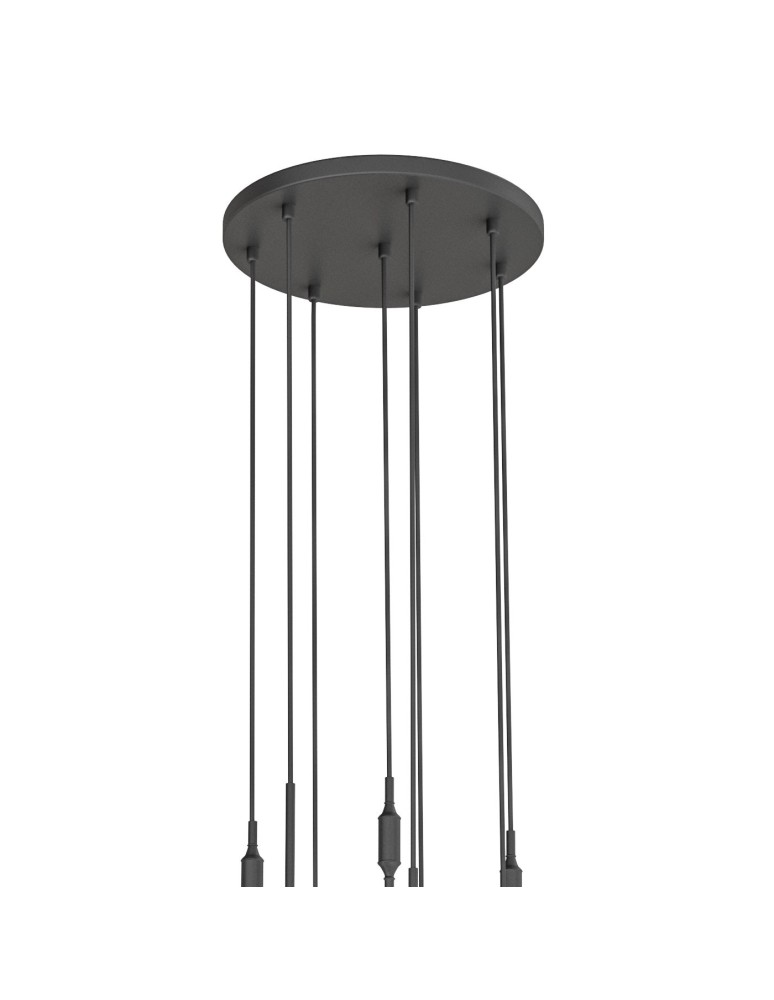 Pendant lamps spheres - Orlicki Design Ero VIII Nero 40 White Opal + Black OR85341 - product kolory-swiatla.pl 3