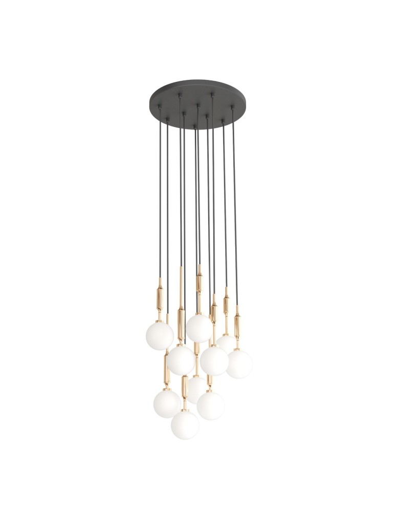 Pendant lamps spheres - Orlicki Design Ero X Gold 40 Gold + White Opal OR85365 - product kolory-swiatla.pl 3