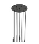 Pendant lamps spheres - Orlicki Design Ero X Nero 40 White Opal + Black OR85372 - product 4