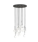 Pendant lamps spheres - Orlicki Design Ero XVI Cromo 60 White Opal + Chrome OR85419 - product 1