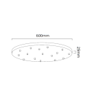 Pendant lamps spheres - Orlicki Design Ero XVI Cromo 60 White Opal + Chrome OR85419 - product 5