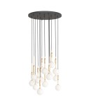 Pendant lamps spheres - Orlicki Design Ero XVI Gold 60 Gold + White Opal OR85426 - product 1
