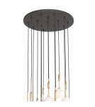 Pendant lamps spheres - Orlicki Design Ero XVI Gold 60 Gold + White Opal OR85426 - product 3