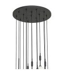 Pendant lamps spheres - Orlicki Design Ero XVI Nero 60 White Opal + Black OR85433 - product 2
