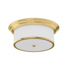 Hampton ceiling lamps - Orlicki Design Famburo PL Gold 39 Gold + White Cream OR84870 - product 1