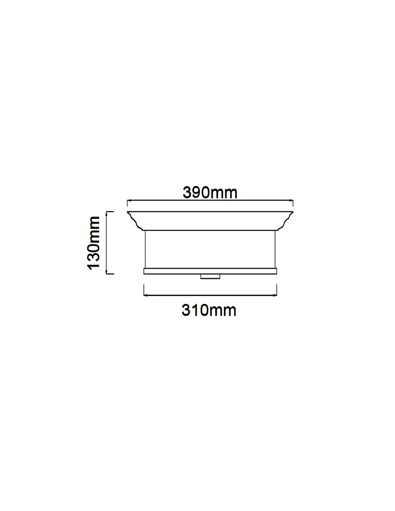 Hampton ceiling lamps - Orlicki Design Famburo PL Gold 39 Gold + White Cream OR84870 - product kolory-swiatla.pl 6