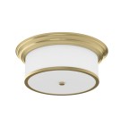 Hampton ceiling lamps - Orlicki Design Famburo PL Old Gold 39 Satin Gold + Cream White OR84887 - product 1