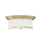 Hampton ceiling lamps - Orlicki Design Famburo PL Old Gold 39 Satin Gold + Cream White OR84887 - product 4