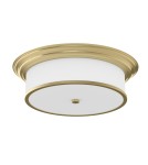 Hampton ceiling lamps - Orlicki Design Famburo PL Old Gold 49 Satin Gold + White Cream OR84917 - product 1