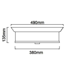 Hampton ceiling lamps - Orlicki Design Famburo PL Old Gold 49 Satin Gold + White Cream OR84917 - product 4