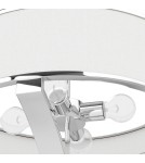 Hampton style pendant lamps - Orlicki Design Gerdo Cromo White Cream + Chrome OR84801 - product 3
