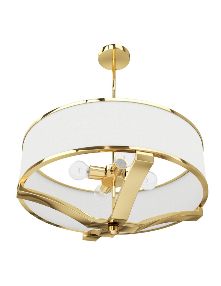Hampton style pendant lamps - Orlicki Design Gerdo Gold + White Cream OR84825 - product kolory-swiatla.pl 5