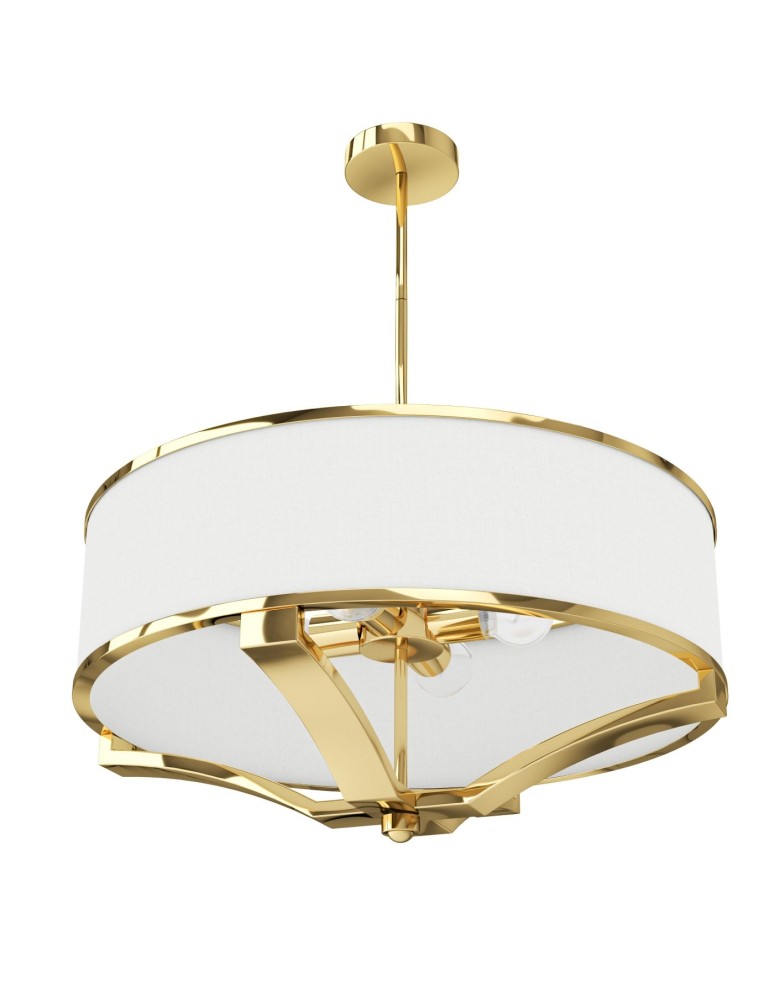Hampton style pendant lamps - Orlicki Design Gerdo Gold + White Cream OR84825 - product kolory-swiatla.pl 7