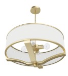 Hampton style pendant lamps - Orlicki Design Gerdo Old Gold Satin Gold + White Cream OR84818 - product 6
