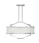Hampton style pendant lamps - Orlicki Design Gerdo Ovale Cromo White Cream OR84849 - product 1