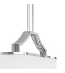 Hampton style pendant lamps - Orlicki Design Gerdo Ovale Cromo White Cream OR84849 - product 3