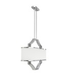 Hampton style pendant lamps - Orlicki Design Gerdo Ovale Cromo White Cream OR84849 - product 4