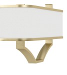 Hampton style pendant lamps - Orlicki Design Gerdo Ovale Old Gold Satin + White Cream OR84856 - product 4