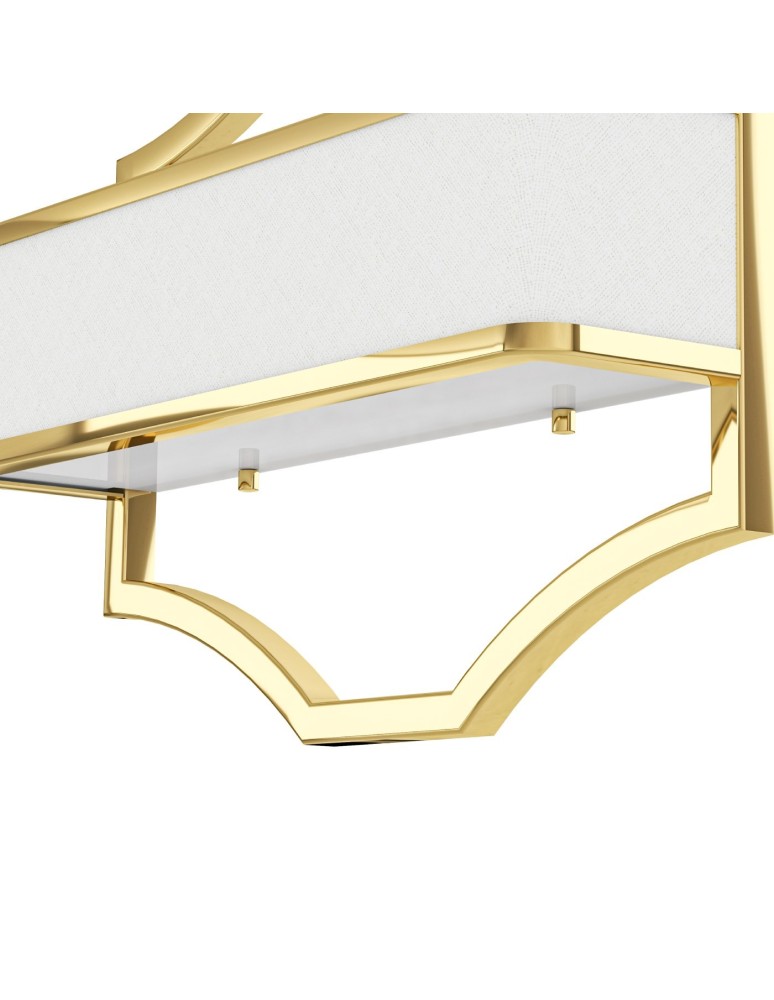 Hampton style wall lamps - Orlicki Design Gerdo Parette Gold + White Cream OR84832 - product kolory-swiatla.pl 4