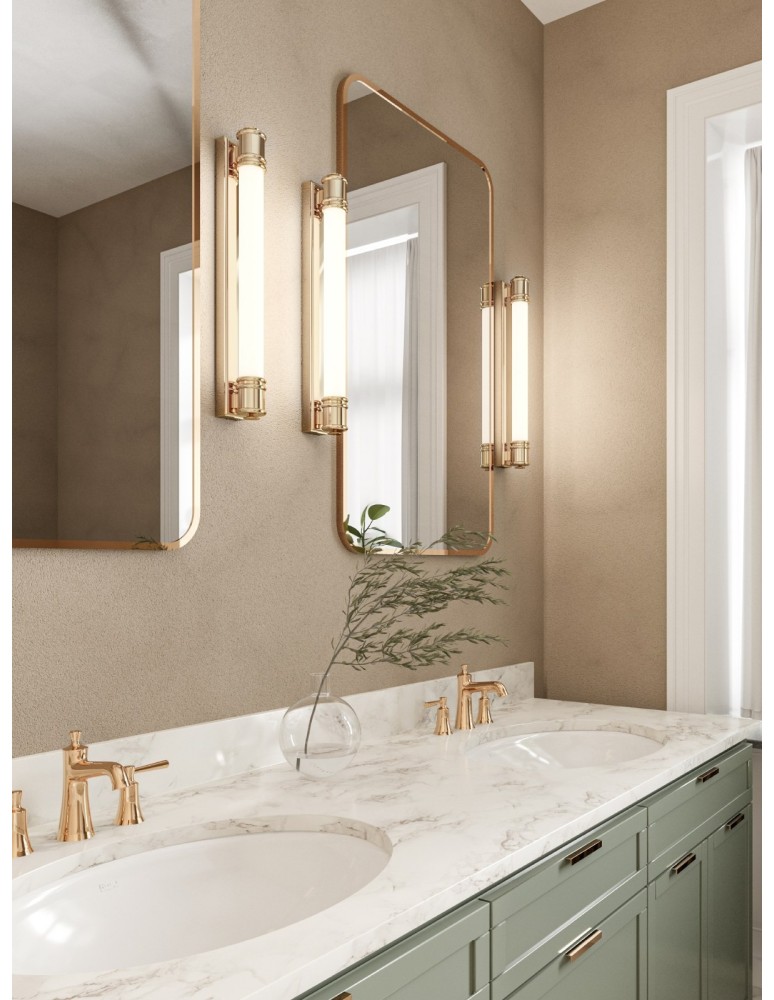 Glamour wall lamps - Orlicki Design Omi Parette Cromo 60 IP44 Matte White + Chrome OR85235 - product kolory-swiatla.pl 2