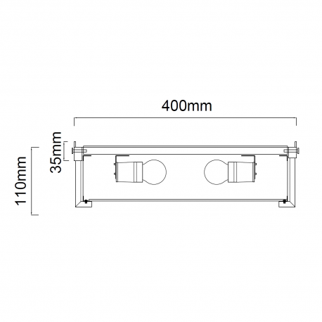 Orlicki Design Romi PL Cromo 40 Biały Kremowy + Biały Matowy OR84948