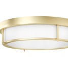 Hampton ceiling lamps - Orlicki Design Romi PL Old Gold 40 Satin Gold + White Cream OR84955 - product 3