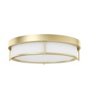 Hampton ceiling lamps - Orlicki Design Romi PL Old Gold 50 Satin Gold + White Cream OR84931 - product 1
