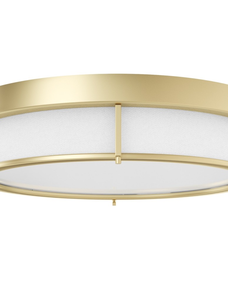 Hampton ceiling lamps - Orlicki Design Romi PL Old Gold 50 Satin Gold + White Cream OR84931 - product kolory-swiatla.pl 3