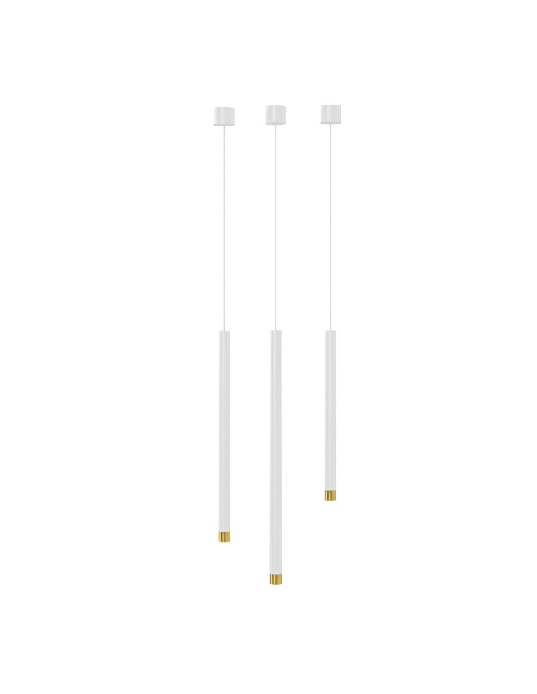Pendant tube lamps - Orlicki Design Q I Bianco / Gold 40 Gold + White OR85150 - product kolory-swiatla.pl 6