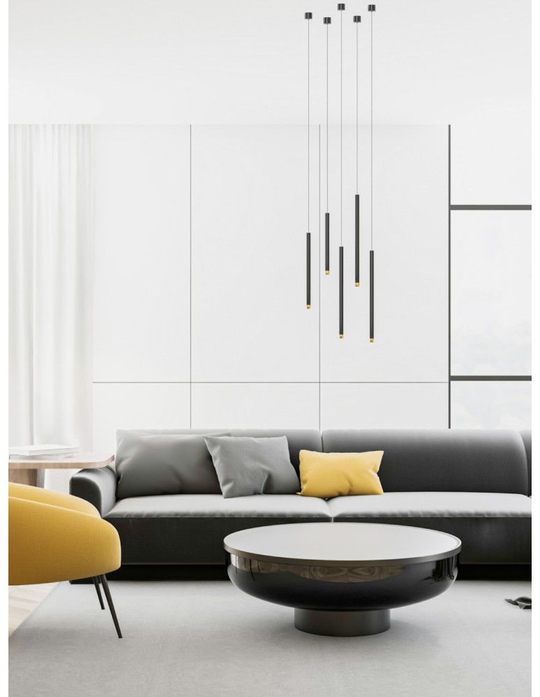 Pendant tube lamps - Orlicki Design Q I Bianco / Gold 60 Gold + White OR85174 - product kolory-swiatla.pl 3