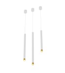 Pendant tube lamps - Orlicki Design Q I Bianco / Gold 60 Gold + White OR85174 - product 5