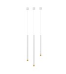 Pendant tube lamps - Orlicki Design Q I Bianco / Gold 60 Gold + White OR85174 - product 6