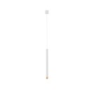 Pendant tube lamps - Orlicki Design Q I Bianco / Rose Gold 40 Rose Gold + White OR85181 - product 1