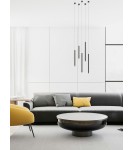 Pendant tube lamps - Orlicki Design Q I Bianco / Rose Gold 40 Rose Gold + White OR85181 - product 3