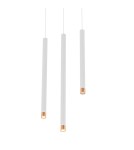 Pendant tube lamps - Orlicki Design Q I Bianco / Rose Gold 50 Rose Gold + White OR85198 - product 4